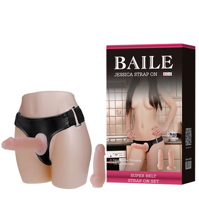 Cinta Peniana Ajustável com 2 Próteses em Formato de Pênis - Baile Jessica Strap On