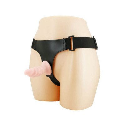 Foto 2 do produto Cinta Peniana Ajustável com 2 Próteses em Formato de Pênis - Baile Jessica Strap On
