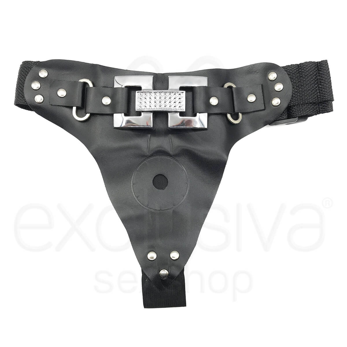 Cinta Peniana Ajustável com Prótese em Forma de Pênis, Veias, Escroto e Glande Definida - Baile Jessica Strap On | 15 x 4,3 cm - 4