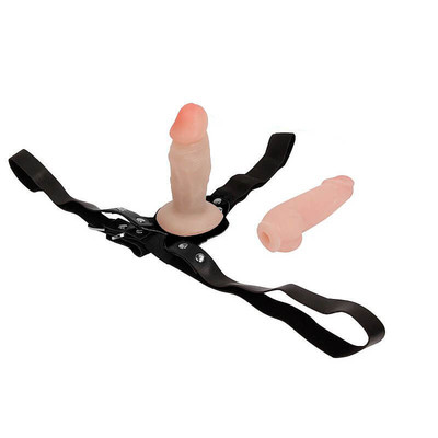 Foto 4 do produto Baile Jessica Strap On - Cinta Peniana com Pênis com Glande Definida e Veias