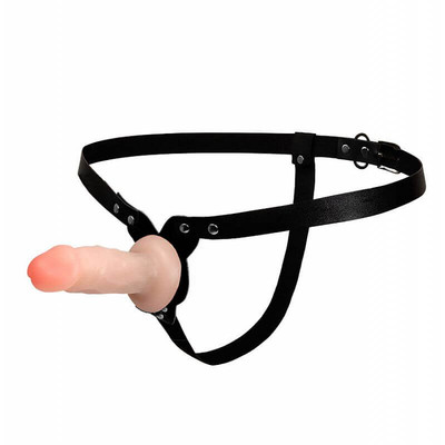 Foto 2 do produto Baile Jessica Strap On - Cinta Peniana com Pênis com Glande Definida e Veias