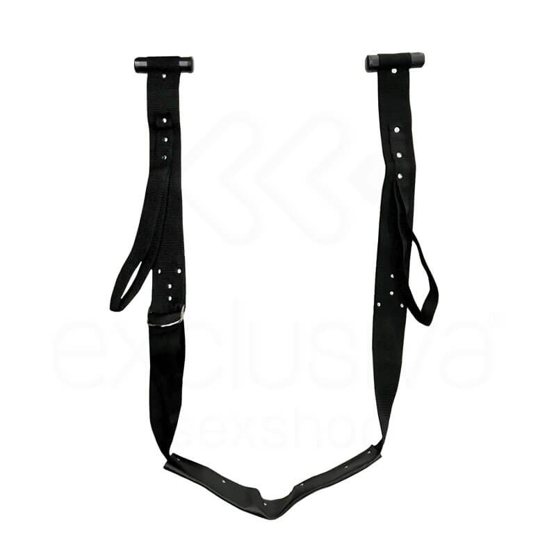 Balanço Suspenso para Porta Feita em Nylon com Venda em Couro Ajustável - InNamorata Sex Night | Tamanho Único - 4