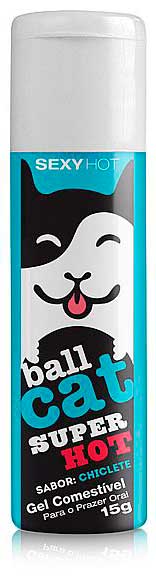 Gel Comestível para Sexo Oral que Esquenta e Esfria - Ball Cat Fogo e Gelo | 15 g | Disponível em 3 Sabores - 4