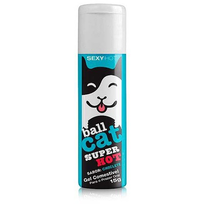 Foto 4 do produto Gel Comestível para Sexo Oral que Esquenta e Esfria - Ball Cat Fogo e Gelo | 15 g | Disponível em 3 Sabores