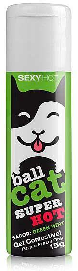 Gel Comestível para Sexo Oral que Esquenta e Esfria - Ball Cat Fogo e Gelo | 15 g | Disponível em 3 Sabores - 5