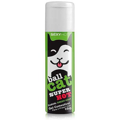 Gel Comestível para Sexo Oral que Esquenta e Esfria - Ball Cat Fogo e Gelo | 15 g | Disponível em 3 Sabores