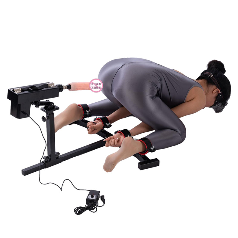 Barra Fixa em Metal com Algemas, Tornozeleiras e Máquina de Sexo Bivolt - Sex Furniture - 2