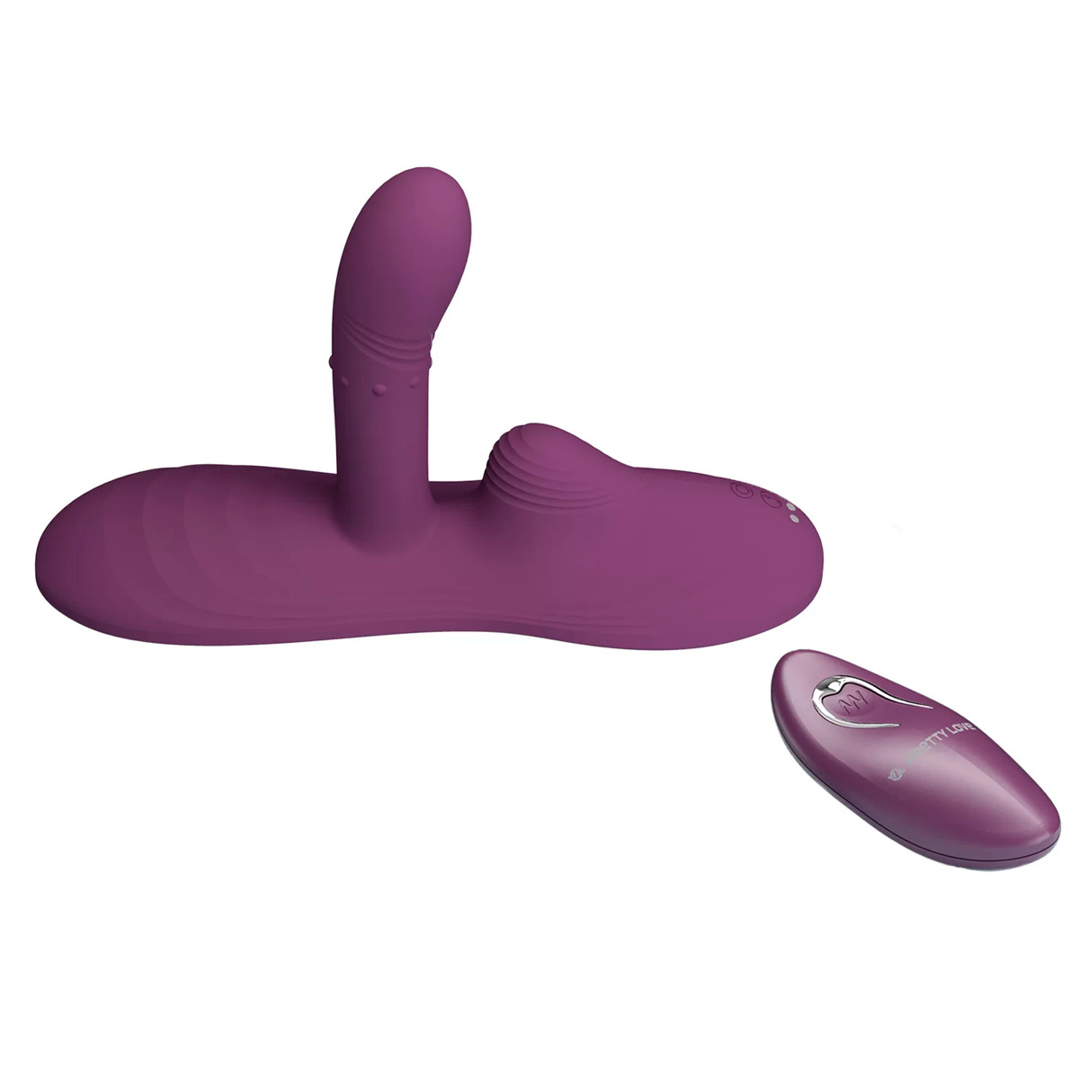 Base Estimuladora de Ponto G e Clitóris em Silicone com 5 Modos de Vibração, Movimentos e Função Aquecimento - Pretty Love Luka - 2