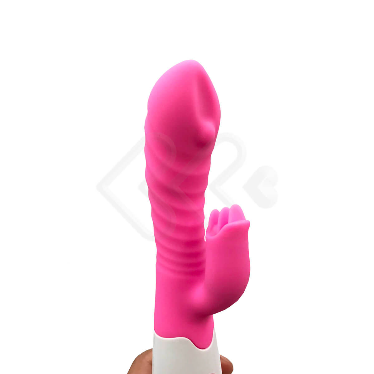 Vibrador de Ponto G com Estimulador de Clitóris e Texturas Massageadoras - Bass Vibration Vibrators | 9,5 x 3,2 cm| Disponível em 2 Cores - 9