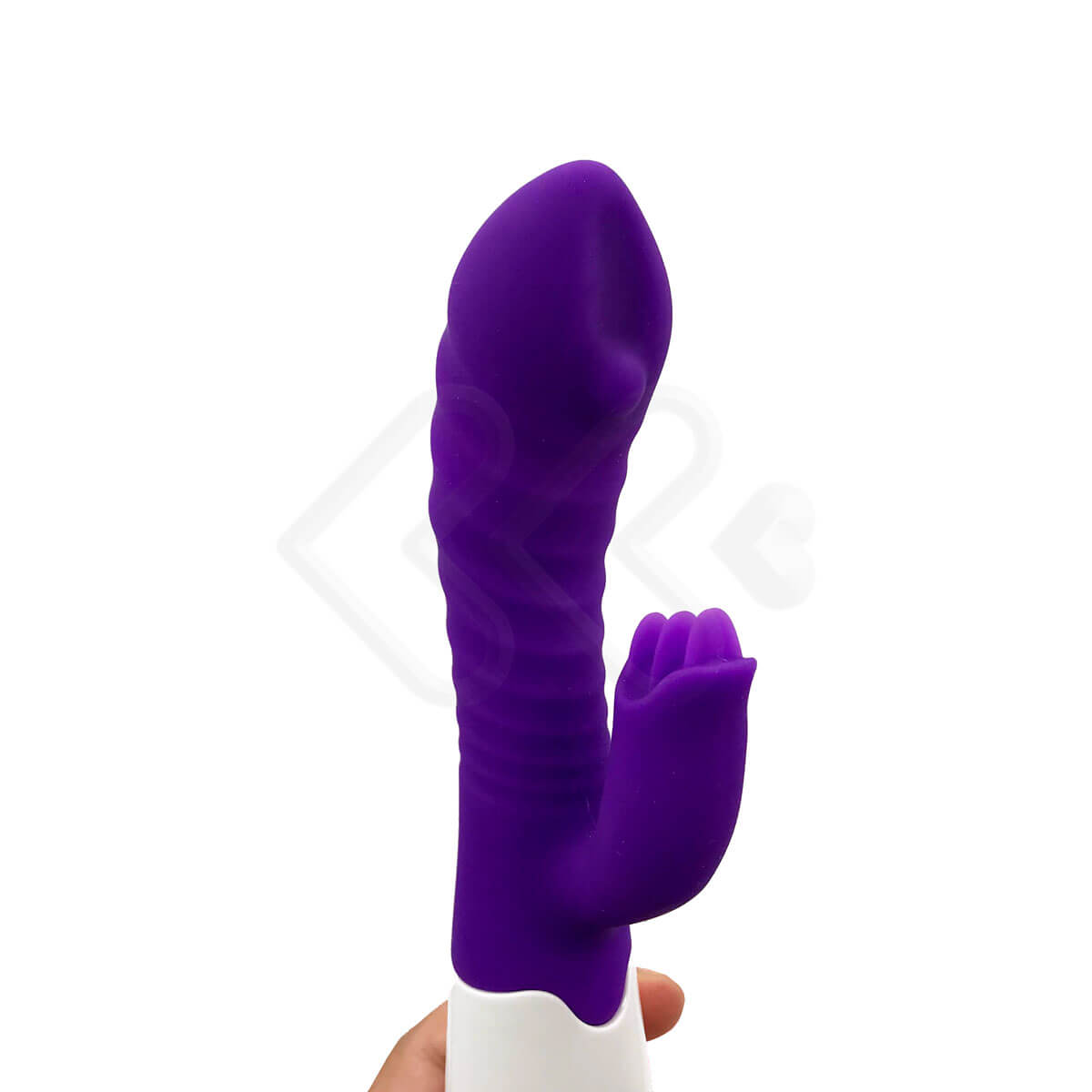 Vibrador de Ponto G com Estimulador de Clitóris e Texturas Massageadoras - Bass Vibration Vibrators | 9,5 x 3,2 cm| Disponível em 2 Cores - 4