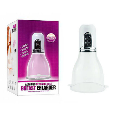 Bomba para Seios Recarregável com 4 Modos de Sucção - BBW Breast Enlarger | 13,5 x 11,1 cm