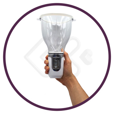 Bomba para Seios Recarregável com 4 Modos de Sucção - BBW Breast Enlarger | 13,5 x 11,1 cm