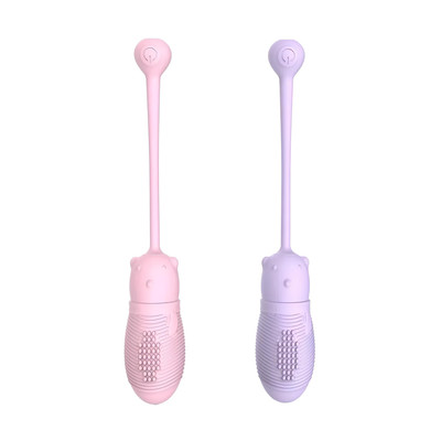 Foto 2 do produto Cápsula Vibratória Recarregável com Forma de Urso em Silicone e 10 Modos de Vibração - Bear Love Egg | 7,9 x 3 cm | Disponível em 2 Cores