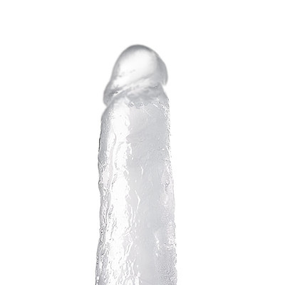 Foto 4 do produto Prótese Peniana Realística Inspirada nas Proporções do Pênis de John Holmes - Big Erotic Toys | 22 x 6,7 cm | Cor: Transparente