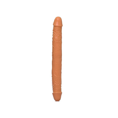 Prótese Peniana Ponta Dupla com Glande e Veias Salientes - Adão & Eva Big Erotic Toys | 35,5 x 3,8 cm | Disponível em 3 Cores