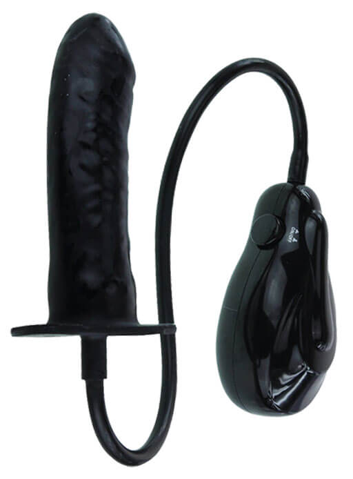 Bigger Joy - Plug Inflável em Formato de Pênis com Bomba Automática e Vibração - 15,5 x 4 cm - 2