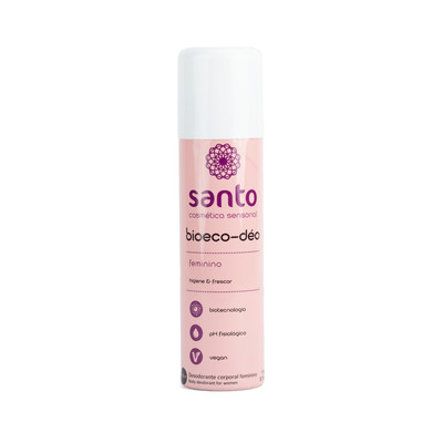 Desodorante Íntimo Feminino em Aerossol - Santo Cosméticos Bioeco-Déo | 166 ml