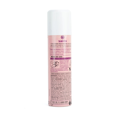 Foto 3 do produto Desodorante Íntimo Feminino em Aerossol - Santo Cosméticos Bioeco-Déo | 166 ml