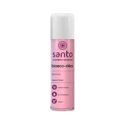 Desodorante Íntimo Feminino em Aerossol - Santo Cosméticos Bioeco-Déo | 166 ml
