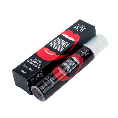 Foto 4 do produto Spray Bucal Eletrizante e Refrescante com Sabor Black Ice - Sexy Hot Garganta Profunda | 15ml