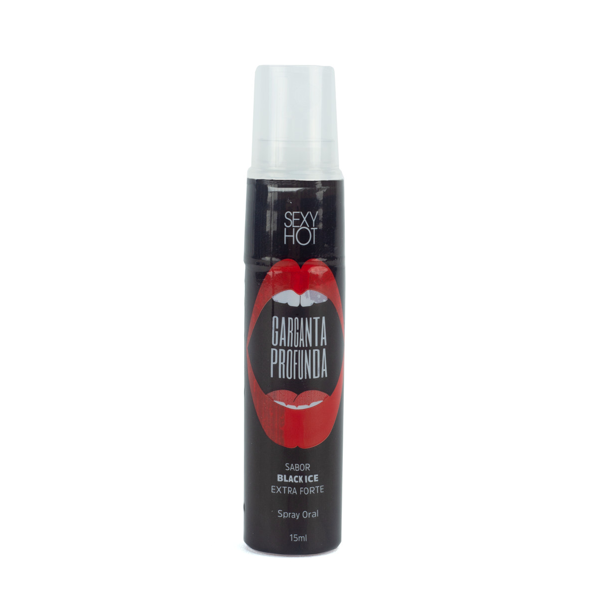 Spray Bucal Eletrizante e Refrescante com Sabor Black Ice - Sexy Hot Garganta Profunda | 15ml - 2