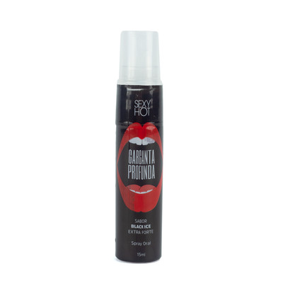Foto 2 do produto Spray Bucal Eletrizante e Refrescante com Sabor Black Ice - Sexy Hot Garganta Profunda | 15ml