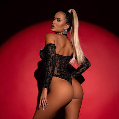 Body Frente Única com Manga Longa e Recortes no Busto - Exclusiva Lingerie | Tamanho Único