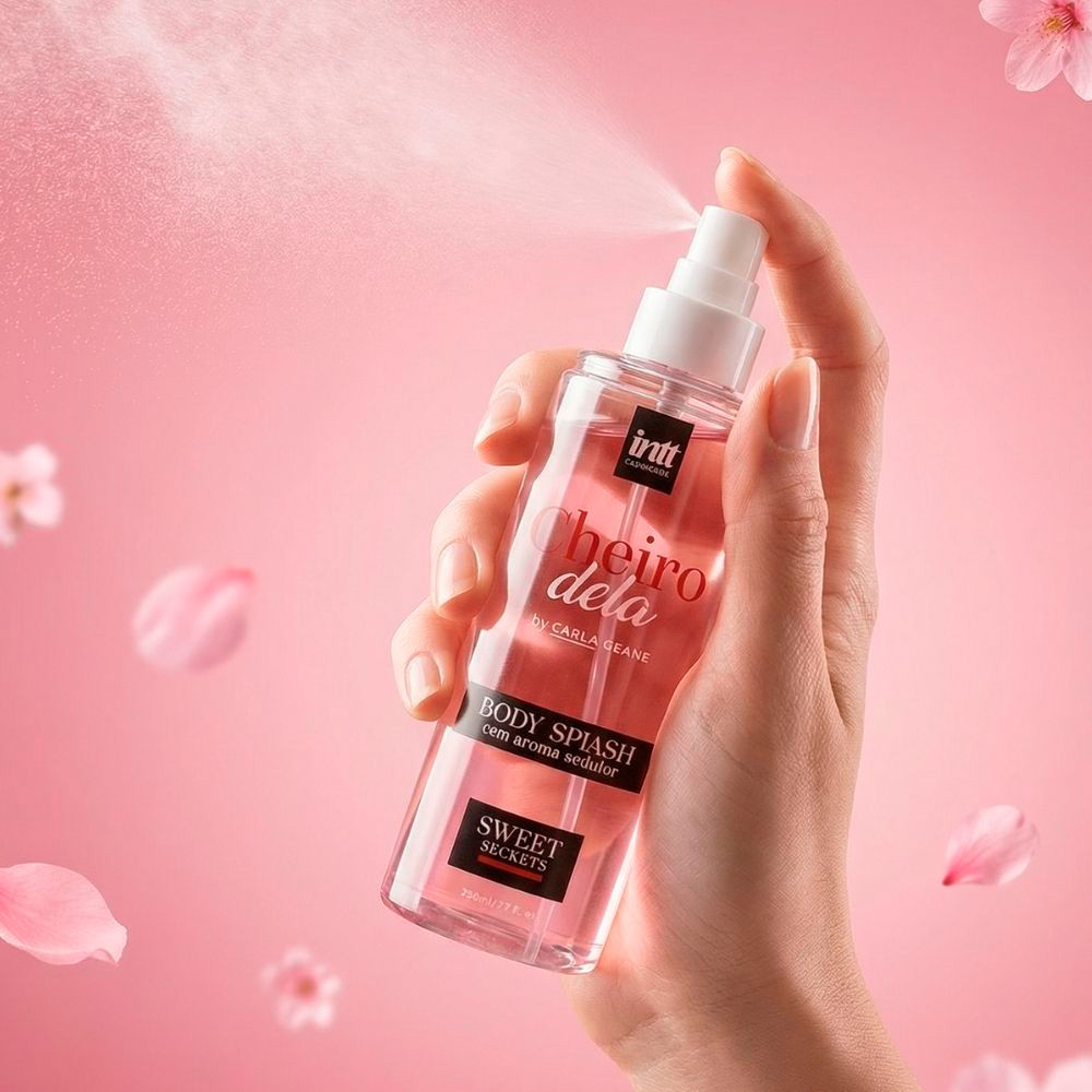 Body Splash Feminino com Aroma Afrodisíaco - Intt Cheiro Dela Sweet Secrets By Carla Geane | 230 ml - 4