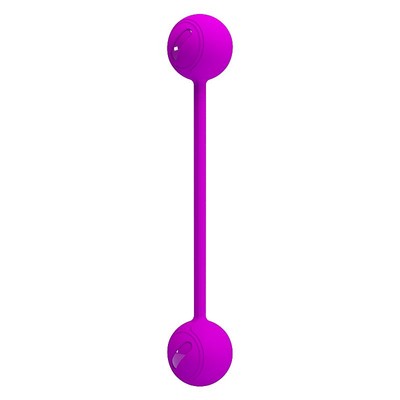 Foto 2 do produto Bolas com Peso para Pompoar em Silicone Soft Touch e Alça de segurança - Pretty Love Kegel Ball III