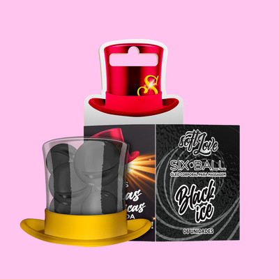 Foto 4 do produto Bolinhas Explosivas Lubrificantes e Beijáveis - Soft Love Sixball | 6 unidades | Disponível em 9 Sabores