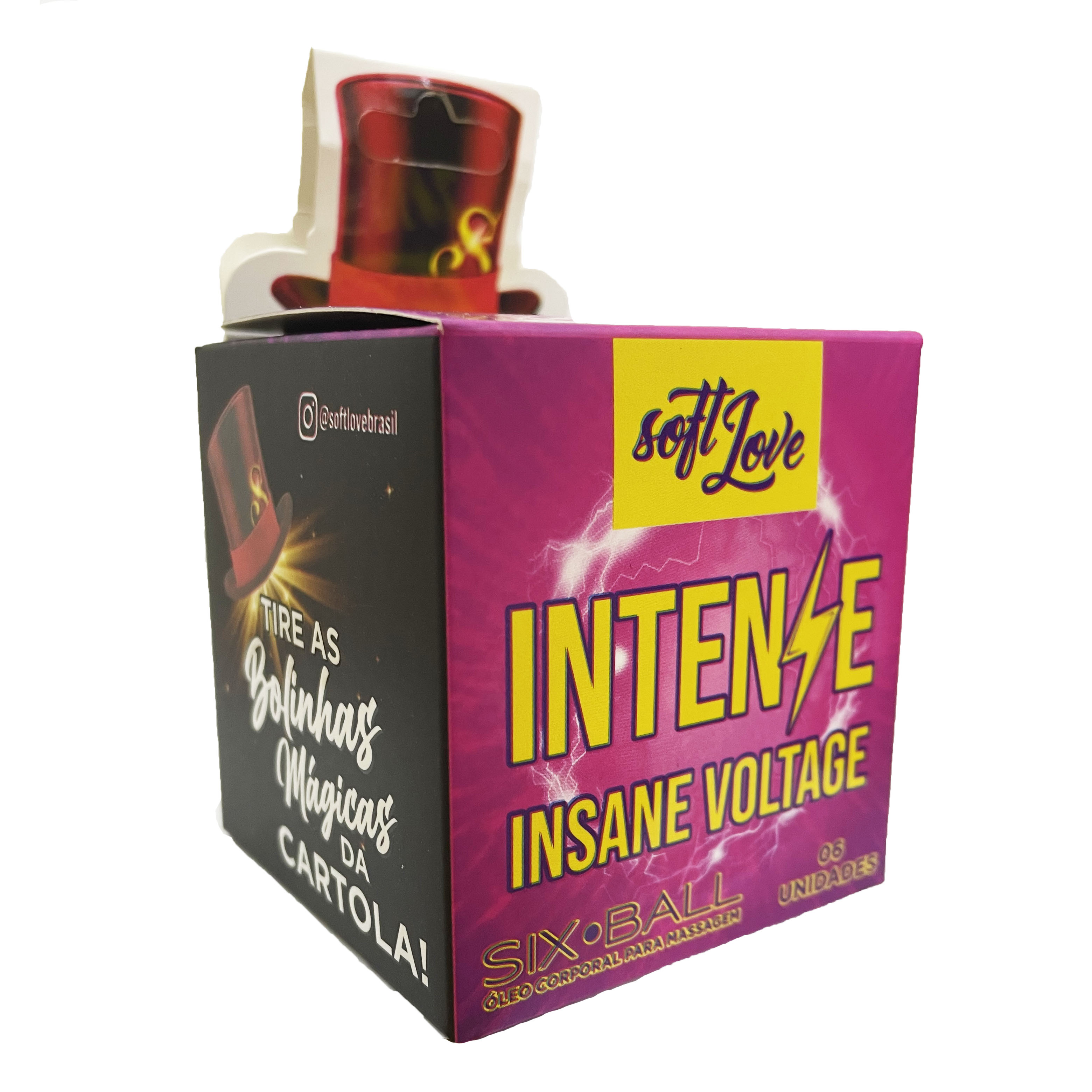 Bolinhas Explosivas com Óleo Corporal para Massagem - Soft Love Intense Voltage | 6 Unidades - 2