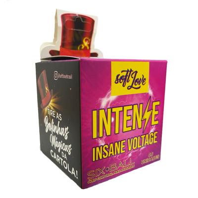Foto 2 do produto Bolinhas Explosivas com Óleo Corporal para Massagem - Soft Love Intense Voltage | 6 Unidades