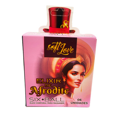Foto 1 do produto Bolinhas Explosivas com Óleo de Massagem e Excitante - Soft Love Elixir de Afrodite | 6 Unidades