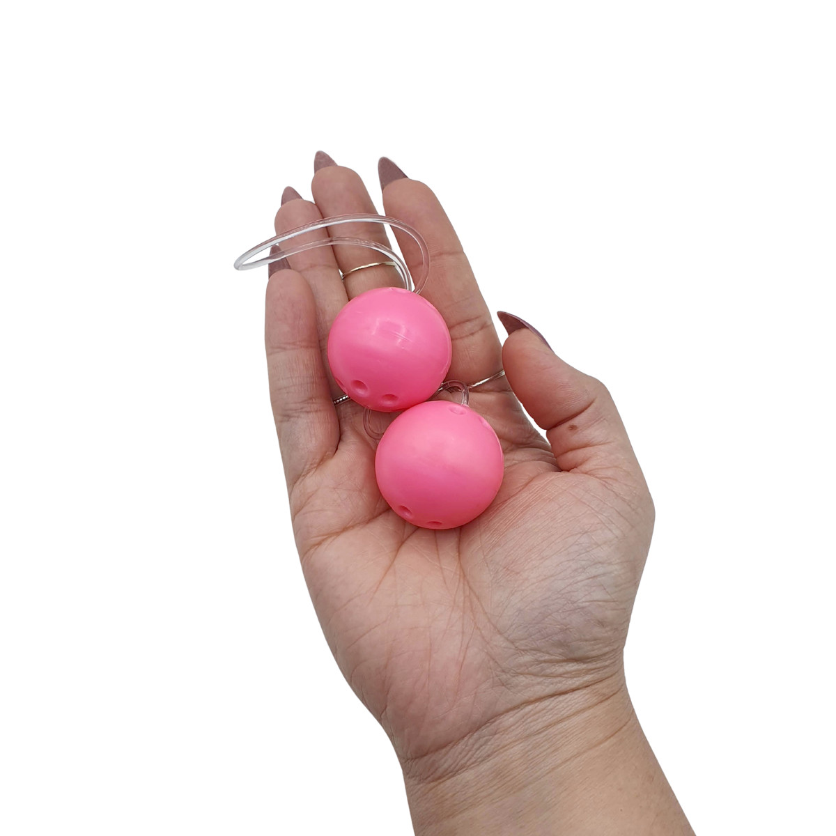 Bolinhas Tailandesas com 2 Esferas e Cordão de Silicone - Ben-Wa | Disponível em 3 Cores - 4