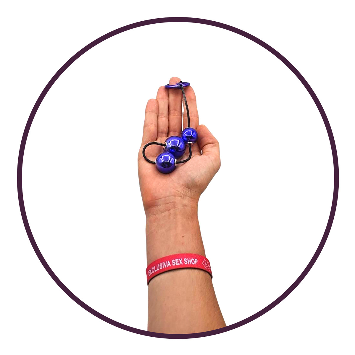 Bolinhas Tailandesas para Pompoarismo com 3 Esferas e Alças de Segurança - Hard | Disponível em 6 Cores - 11
