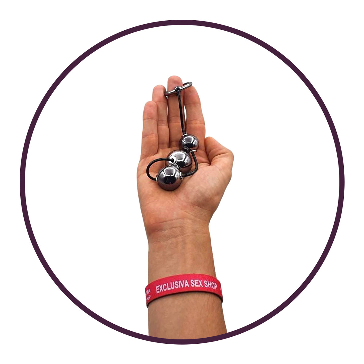 Bolinhas Tailandesas para Pompoarismo com 3 Esferas e Alças de Segurança - Hard | Disponível em 6 Cores - 18