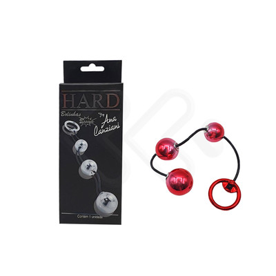 Bolinhas Tailandesas para Pompoarismo com 3 Esferas e Alças de Segurança - Hard | Disponível em 6 Cores
