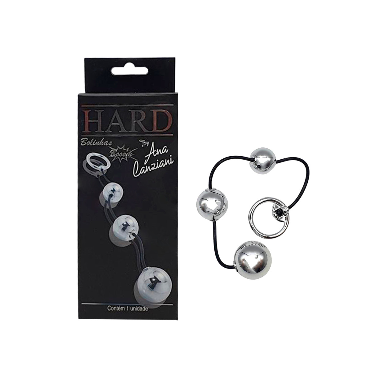 Bolinhas Tailandesas para Pompoarismo com 3 Esferas e Alças de Segurança - Hard | Disponível em 6 Cores - 5