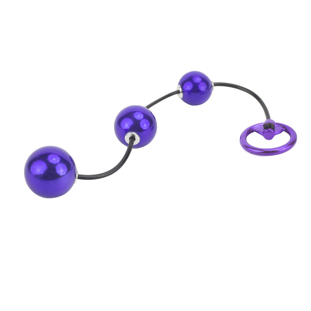 Bolinhas Tailandesas para Pompoarismo com 3 Esferas e Alças de Segurança - Hard | Disponível em 6 Cores - 3