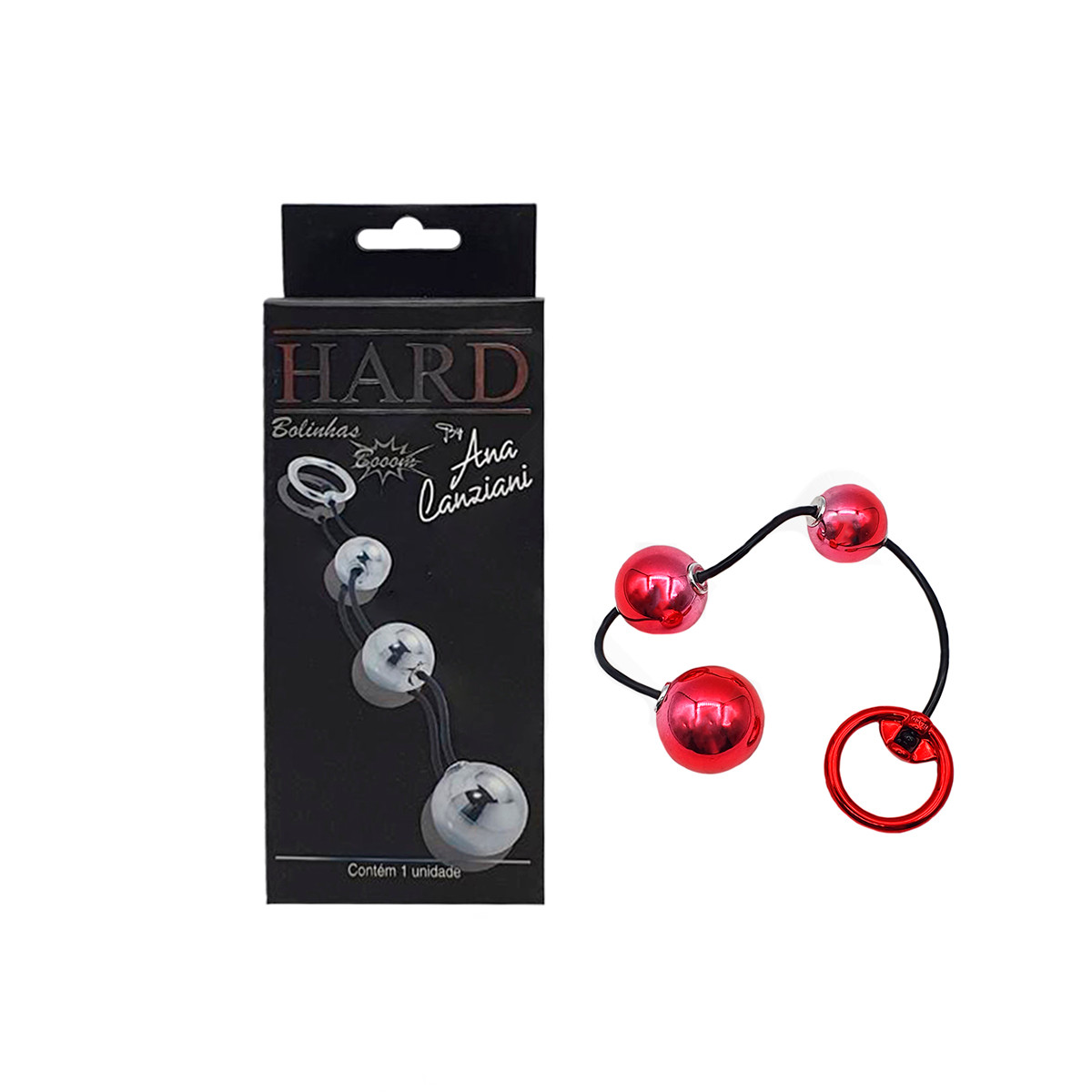 Bolinhas Tailandesas para Pompoarismo com 3 Esferas e Alças de Segurança - Hard | Disponível em 6 Cores - 13