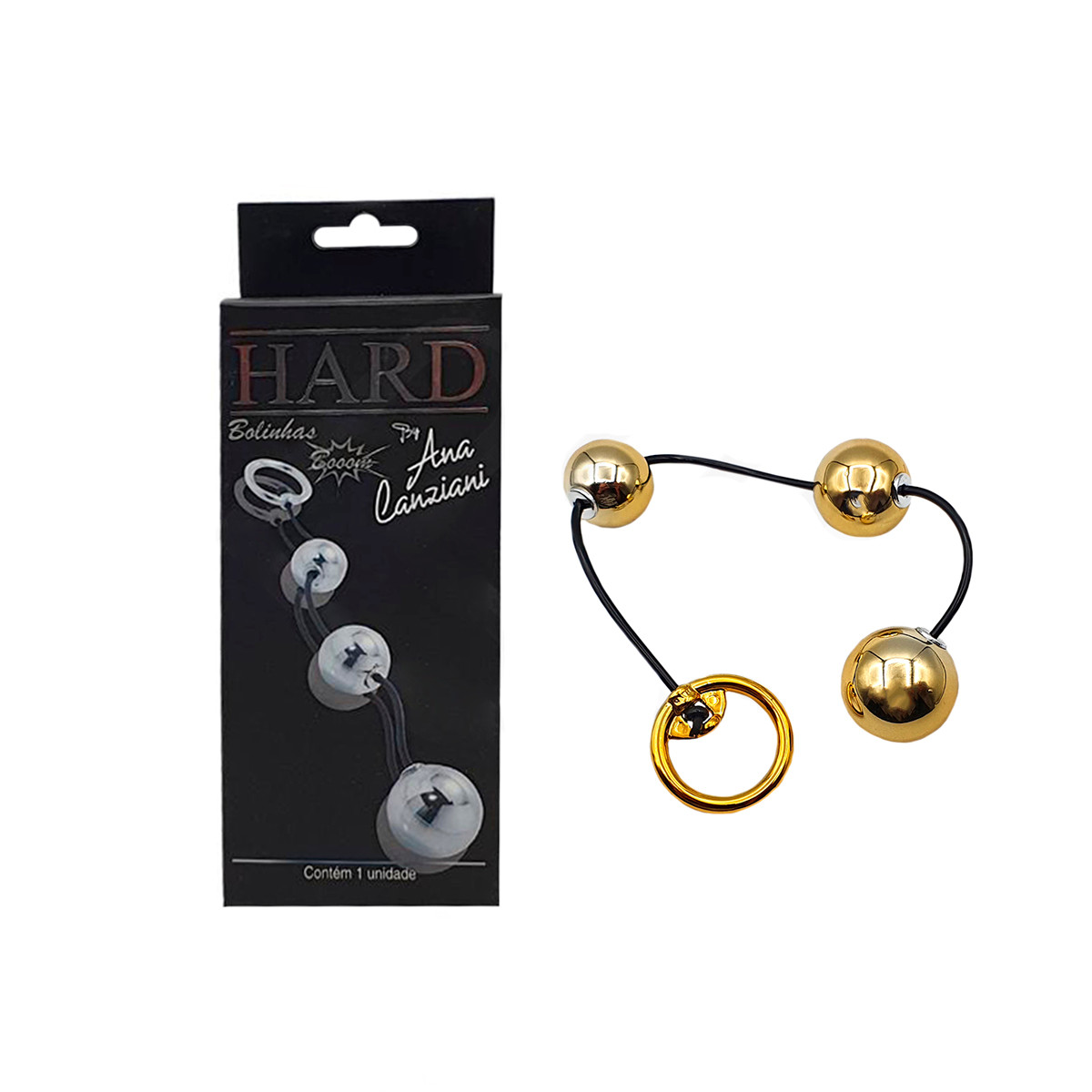 Bolinhas Tailandesas para Pompoarismo com 3 Esferas e Alças de Segurança - Hard | Disponível em 6 Cores - 17