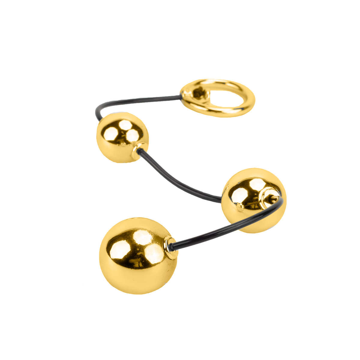 Bolinhas Tailandesas para Pompoarismo com 3 Esferas e Alças de Segurança - Hard | Disponível em 6 Cores - 18