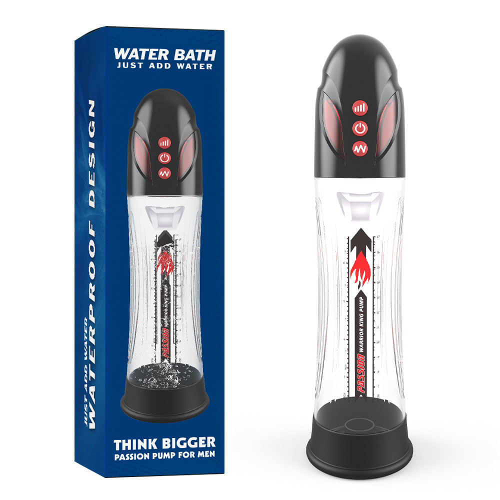 Bomba Peniana com 4 Modos de sucção, 4 Intensidades de sucção e Recarregável - Waterproof Pump - 1