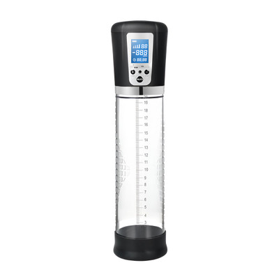 Foto 2 do produto Bomba Peniana Automática Recarregável com Painel em LCD e 4 Intensidades de Sucção - Passion Pump | 20 x 6 cm