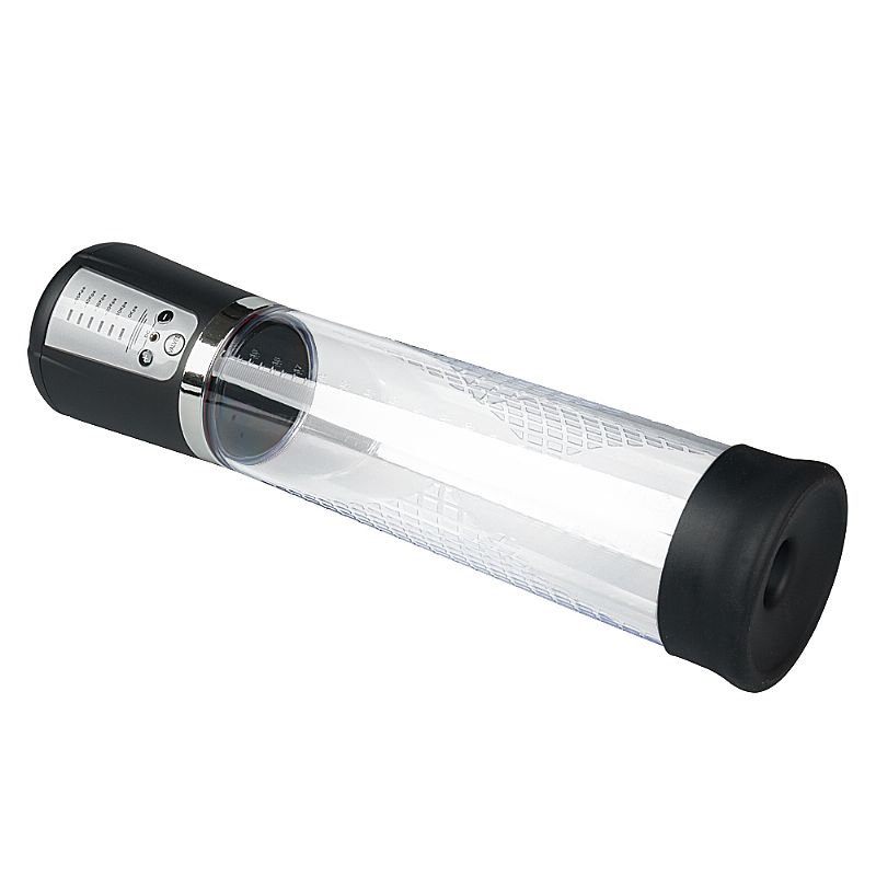 Bomba Peniana Automática Super Forte Recarregável com Vibração e 5 Níveis de Intensidade - Sexy Import | 20 x 5,7 cm | Cor: Preto - 5