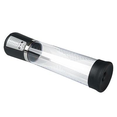 Foto 5 do produto Bomba Peniana Automática Super Forte Recarregável com Vibração e 5 Níveis de Intensidade - Sexy Import | 20 x 5,7 cm | Cor: Preto