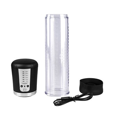 Foto 2 do produto Bomba Peniana Automática Super Forte Recarregável com Vibração e 5 Níveis de Intensidade - Sexy Import | 20 x 5,7 cm | Cor: Preto