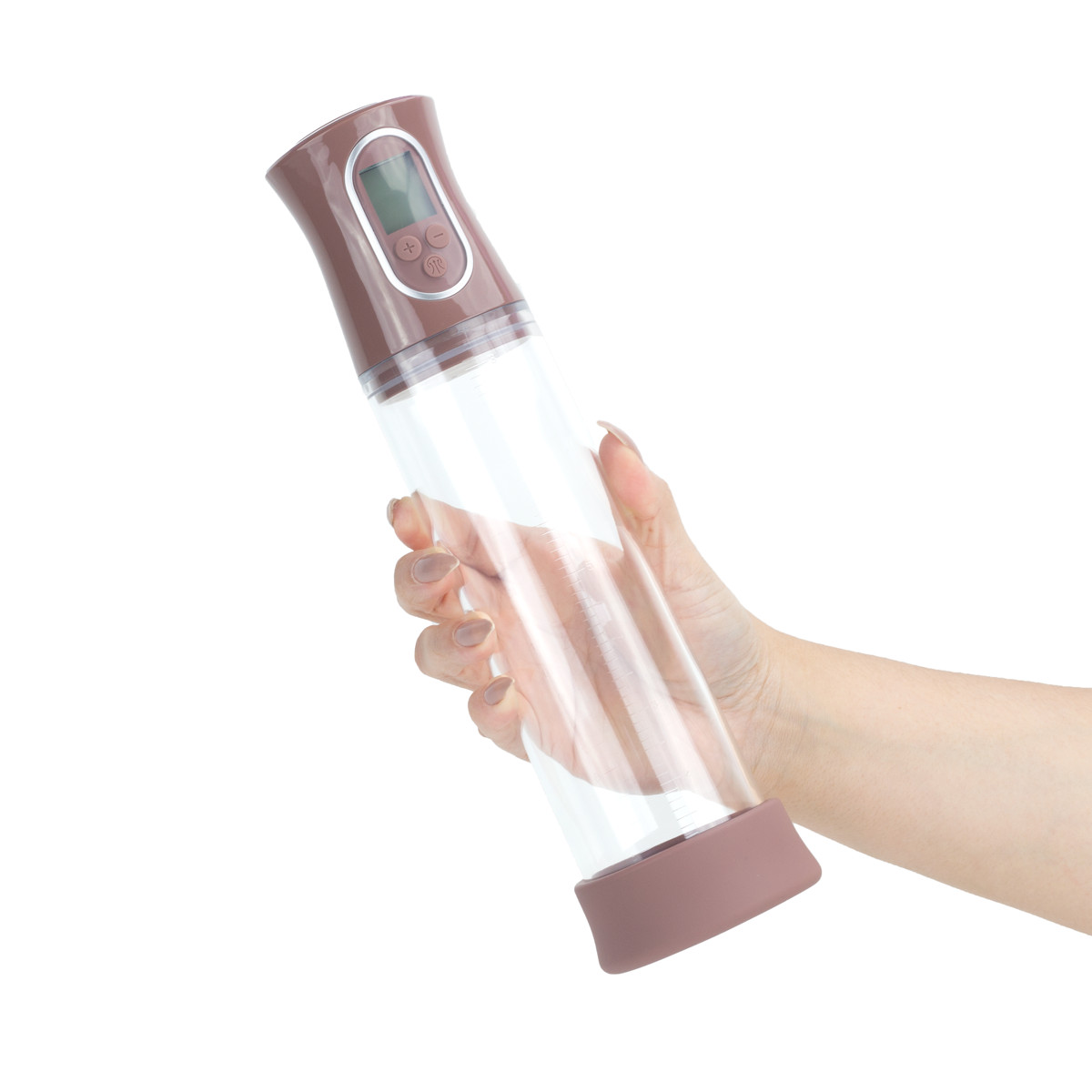 Bomba Peniana Elétrica com 3 Modos de Sucção e 8 Tipos de Intensidade - Exclusiva Atticus | Cor: Nude Mocha - 11