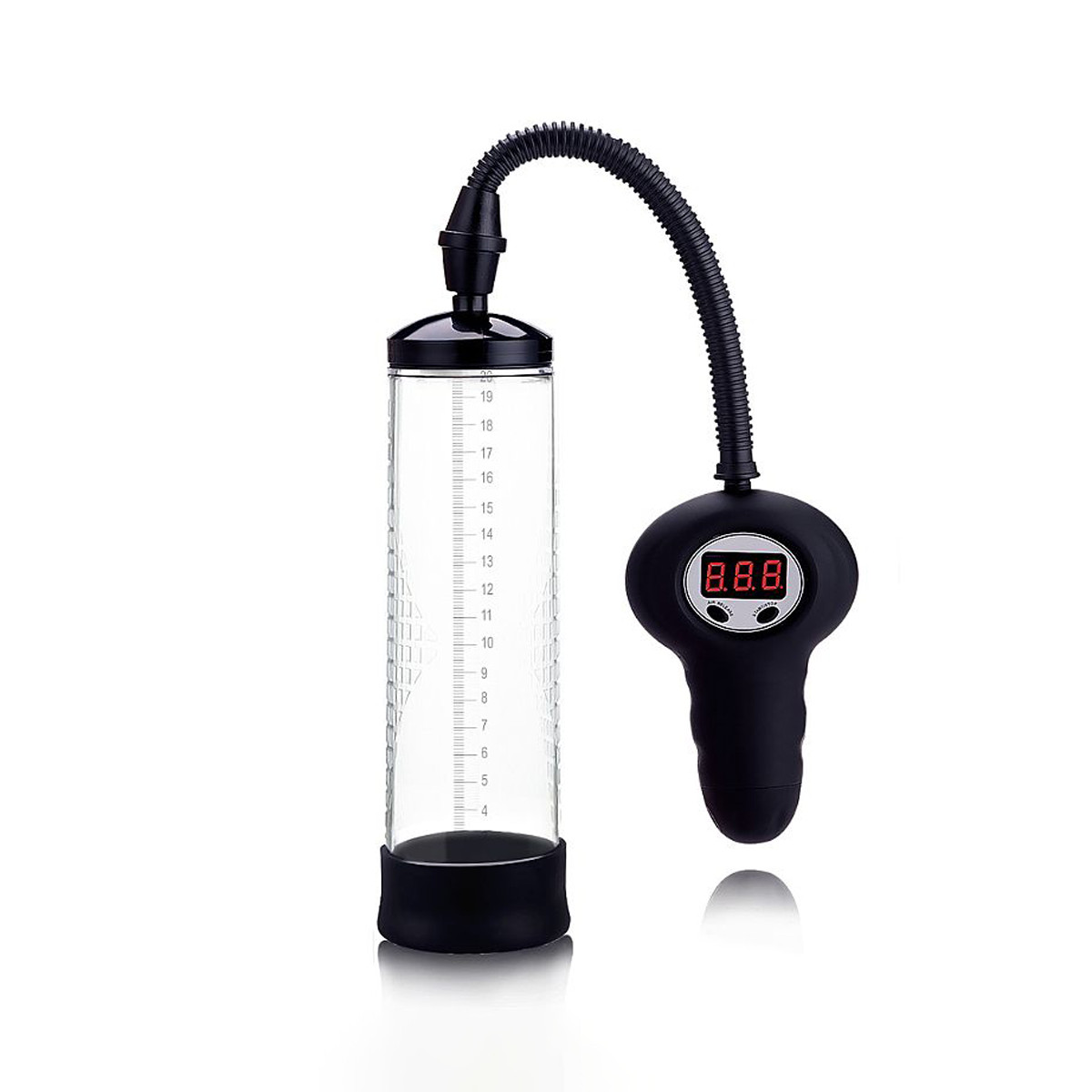 Bomba Peniana Elétrica com 3 Modos de Sucção e Anel em Silicone - SI Bomba Peniana Sexy | 21,5 x 6 cm - 2