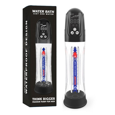 Bomba Peniana Elétrica com Painel de LED, 4 Modos de Sucção e 4 Pressão de Vácuo - Warrior King Pump